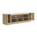 Signature Design by Ashley Camdill Brown 80 TV Stand for TVs up to 90 - 79.5 W x 18.5 D x 24.5 H