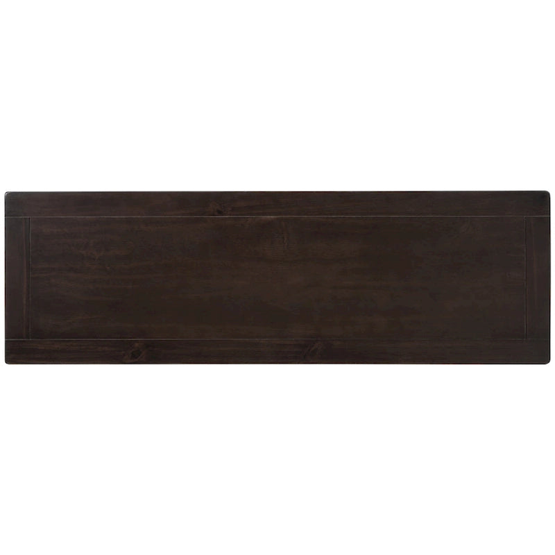 Retro Design Console Table with Two Open Shelves