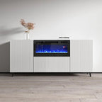 Pafos BL-EF Electric Fireplace 71 Sideboard