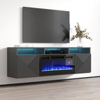 Giza EF Wall Mounted Electric Fireplace Modern 63 TV Stand