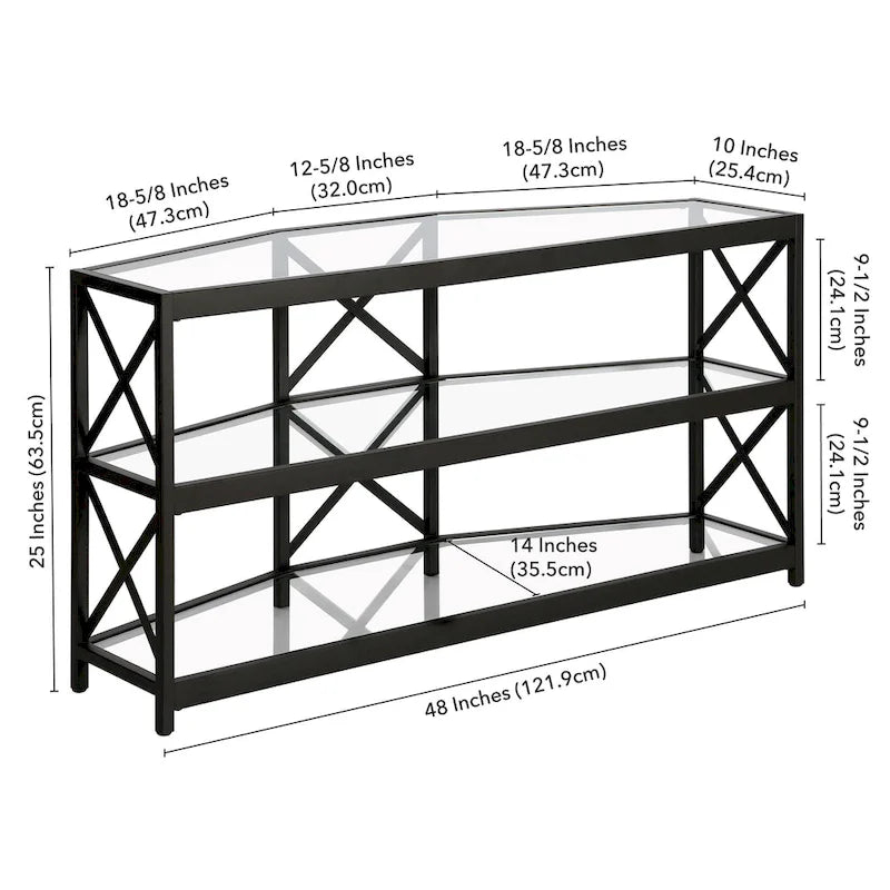 Celine Hexagonal TV Stand