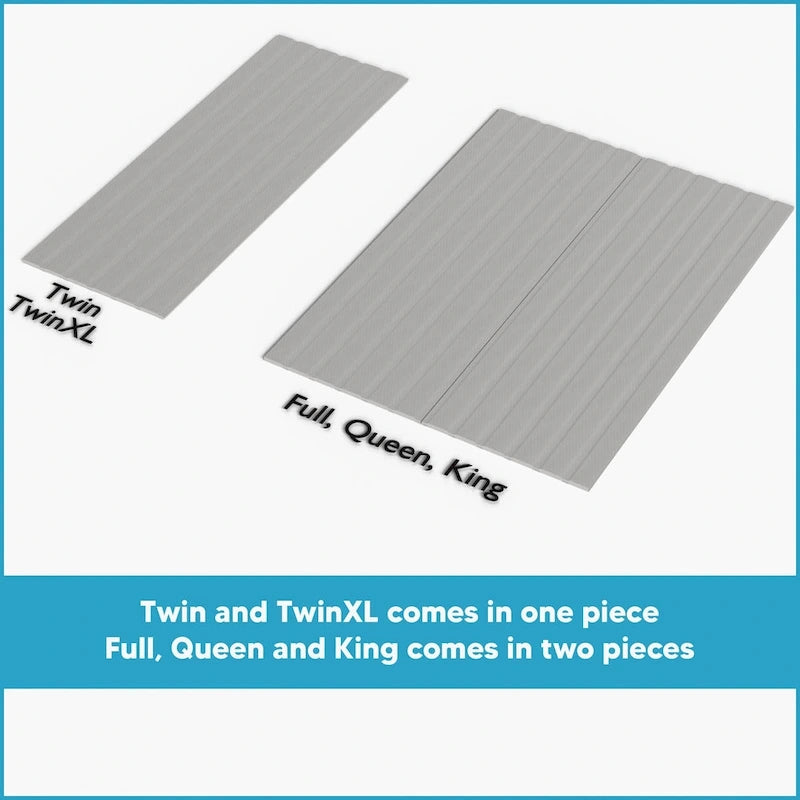 0.75 Vertical Heavy Duty Mattress Support Wooden Slats with Cover.