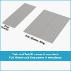 0.75 Vertical Heavy Duty Mattress Support Wooden Slats with Cover.