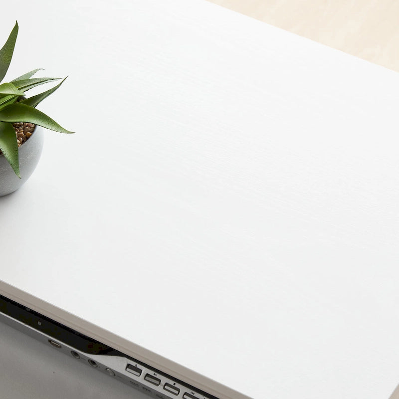 Media Console Table with Storage Cabinet, Mid Century Modern TV Console with 23 Fireplace Insert, Multipurpose Sliding Door TV