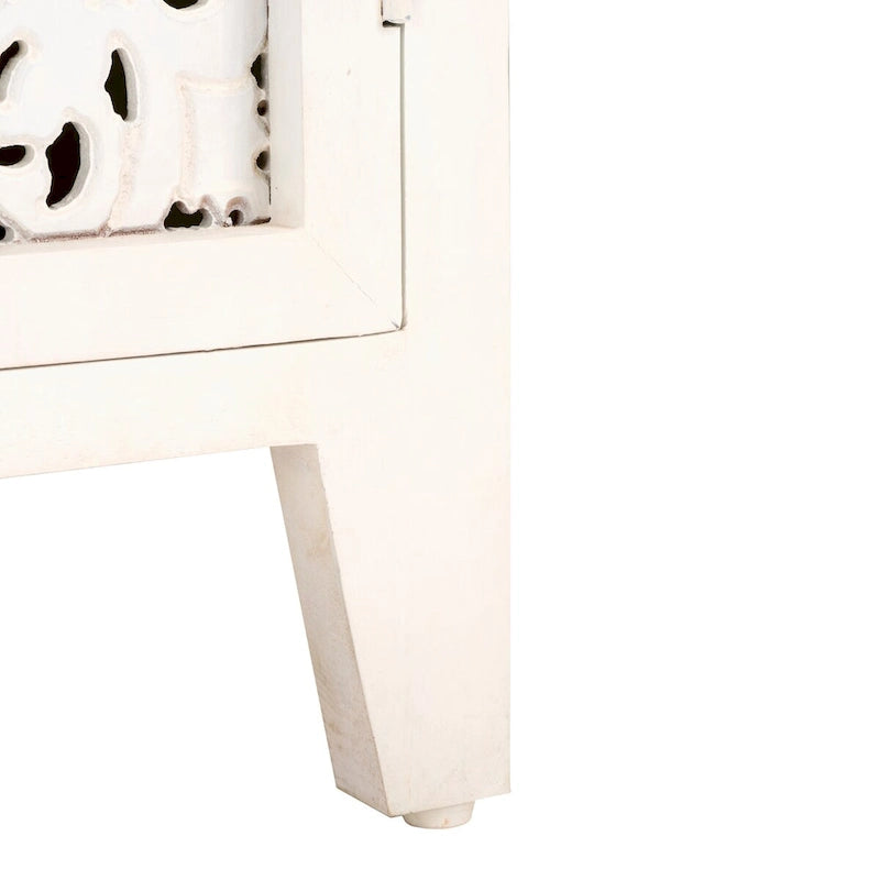 SAFAVIEH Ciji 2-Shelf 2-Door Media Stand (Fits Up To A 60 Flatscreen TV) - 55 In. W x 15 In. D x 26 In. H - 55Wx15Dx26H