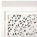 SAFAVIEH Ciji 2-Shelf 2-Door Media Stand (Fits Up To A 60 Flatscreen TV) - 55 In. W x 15 In. D x 26 In. H - 55Wx15Dx26H