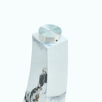 Modern and simple rectangular glass console table