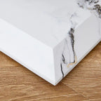 Modern and simple rectangular glass console table