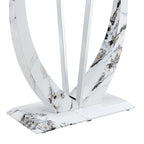 Modern and simple rectangular glass console table