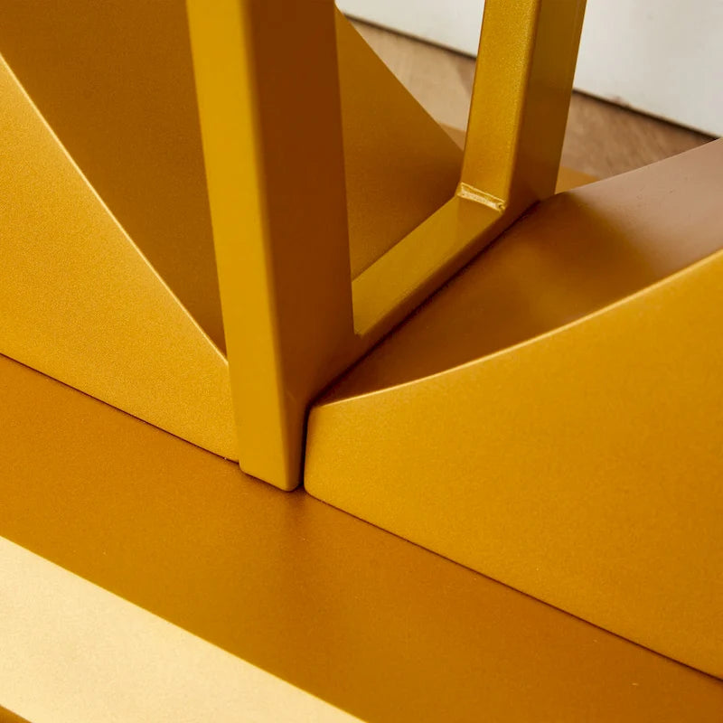 Modern and simple rectangular glass console table